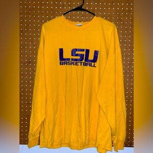 Vintage LSU Basketball Long Sleeve T-Shirt